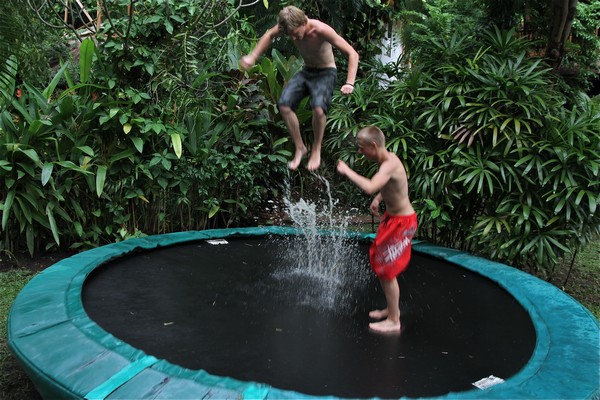 vakantiehuis met trampoline